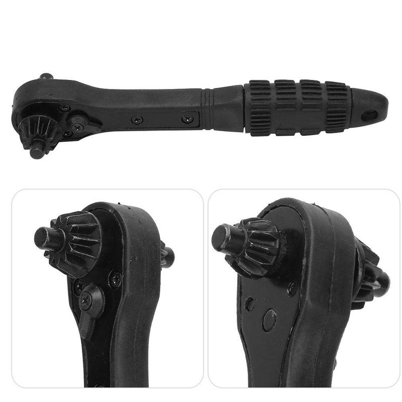 JADPES Universal Ratchet Chuck Key, Drill Chuck Ratchet Wrench Double Head Drill Chuck Wrench Use Chuck Drill Chuck Key Wrench Tool for Tightening Loosening - Image 4